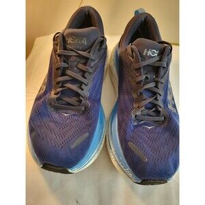 Hoka mens Sneakers, 9, 2E, Blue Lots Of Wear But HOKA